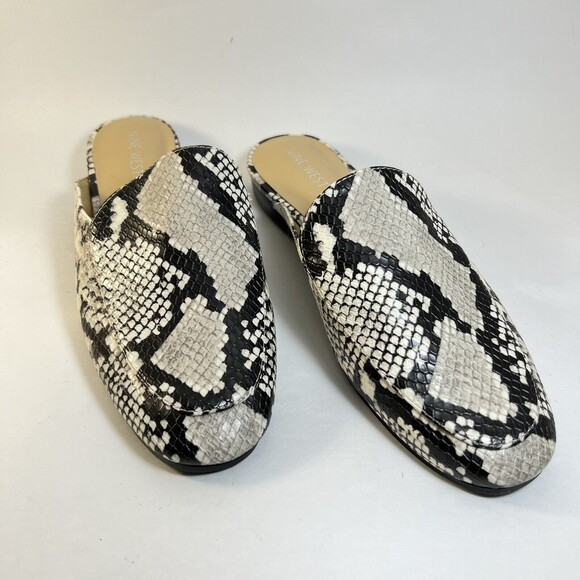 Nine West Althea Snakeskin Loafers Slip On- Size 7 - Picture 1 of 6